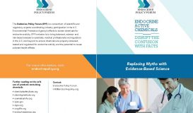 02 Brochure - Replacing Myths With Evidence Based Science