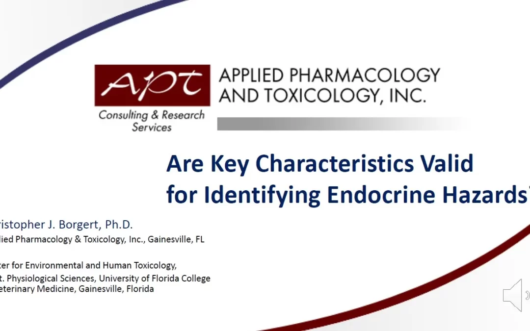 Are Key Characteristics Valid for Identifying Endrocrine Hazards?